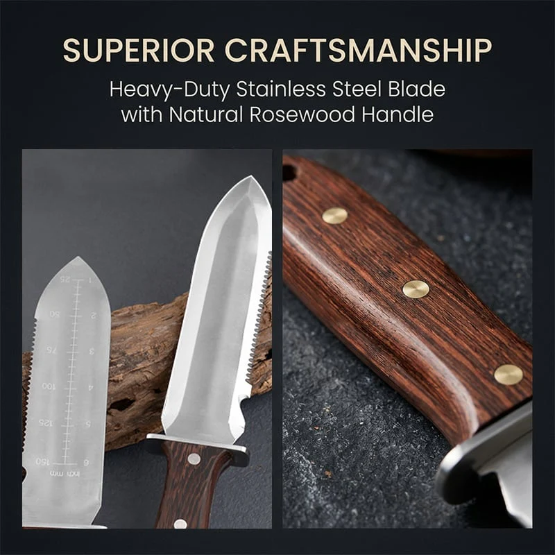 SakerplusĀ® Hori Hori Soil Knife for Gardening - Image 14