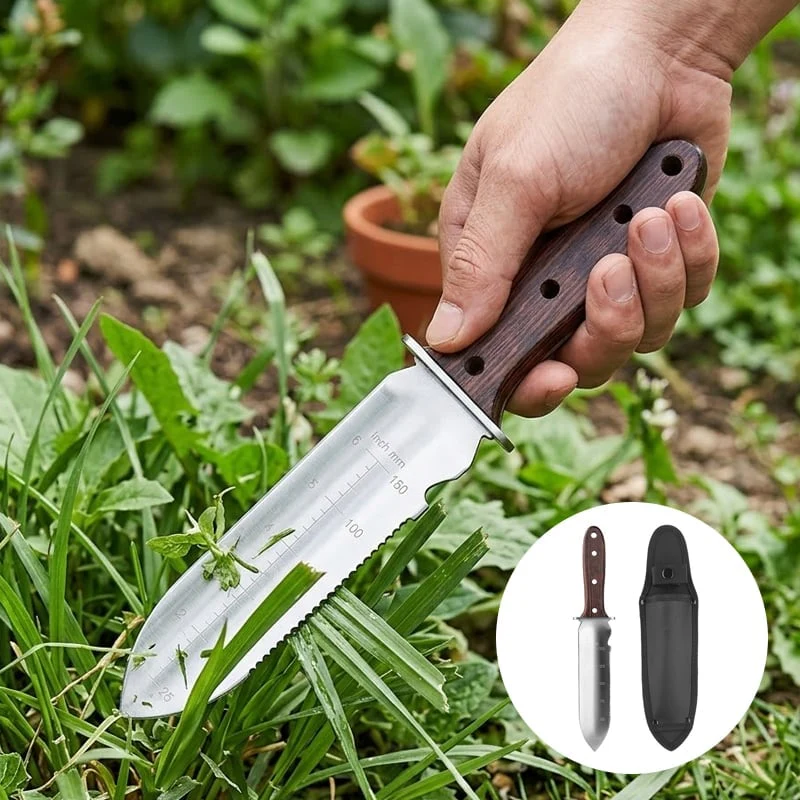 SakerplusĀ® Hori Hori Soil Knife for Gardening - Image 8