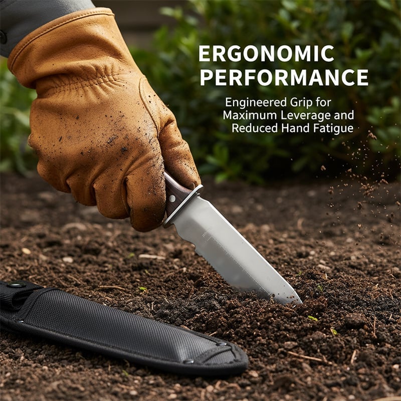 SakerplusĀ® Hori Hori Soil Knife for Gardening - Image 9