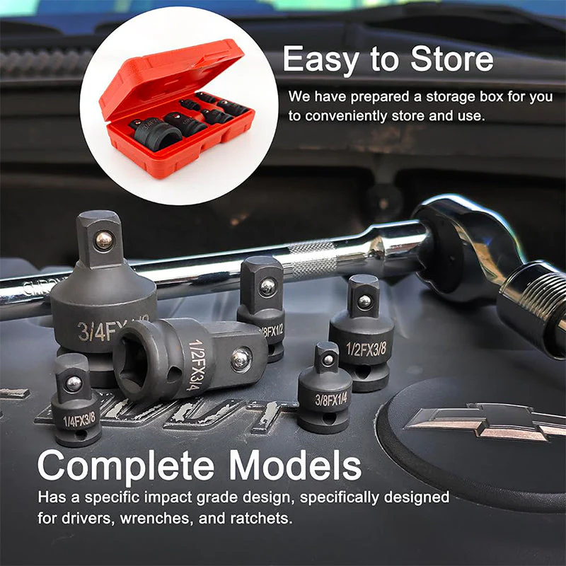 Sakerplus® Impact Socket Adapter And Reducer Set - Image 4