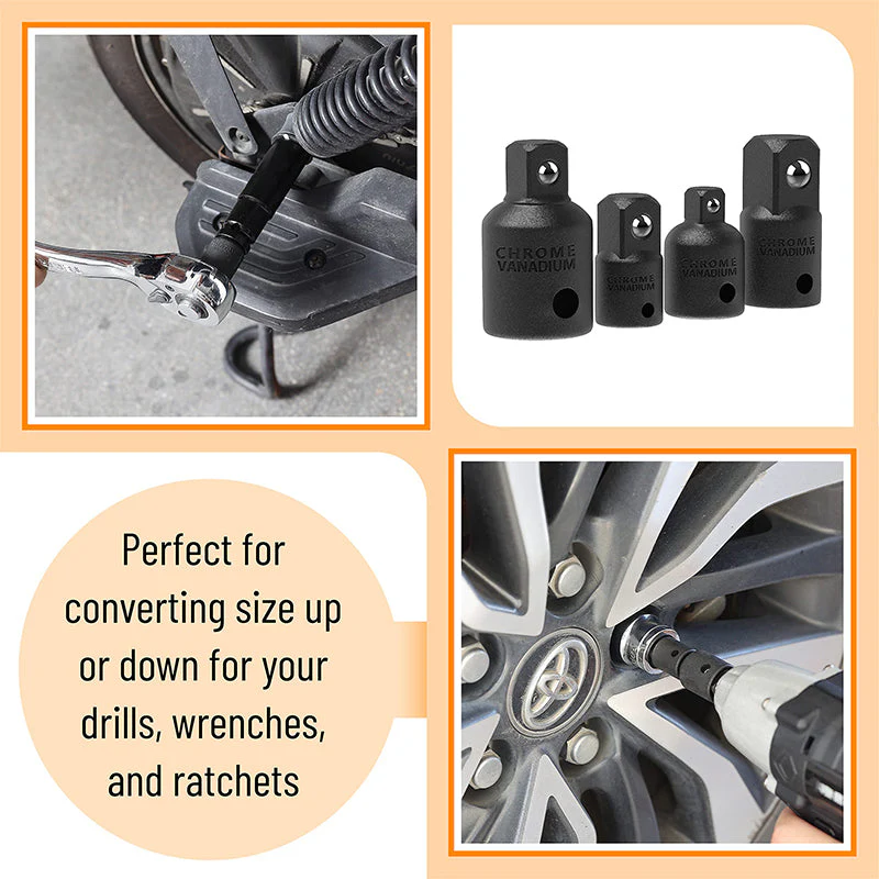 Sakerplus® Impact Socket Adapter And Reducer Set - Image 6