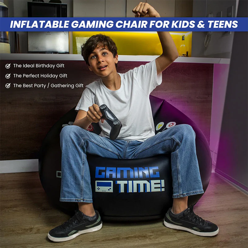 SakerplusĀ® Inflatable Gaming Bean Bag Chair - Image 3