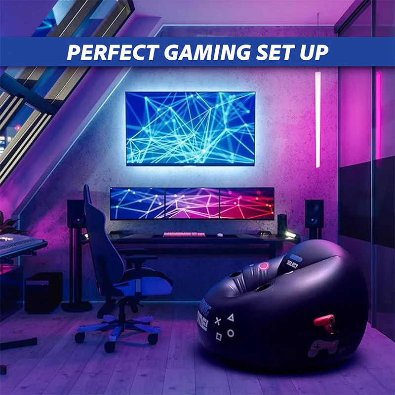 SakerplusĀ® Inflatable Gaming Bean Bag Chair - Image 6