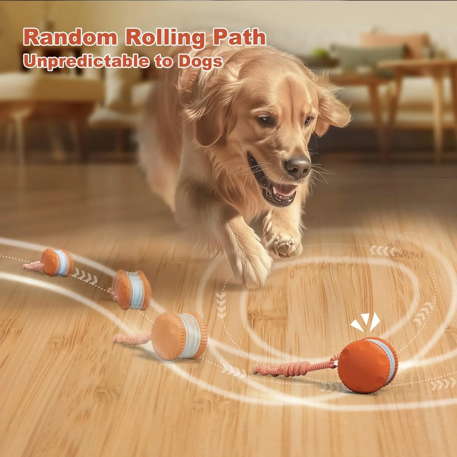 Sakerplus® Interactive Automatic Dog Toy Ball - Image 4