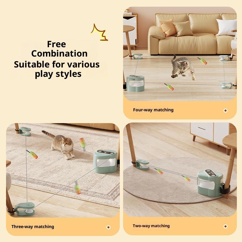 Sakerplus® Interactive Cat Toy Automatic Chasing Play - Image 5