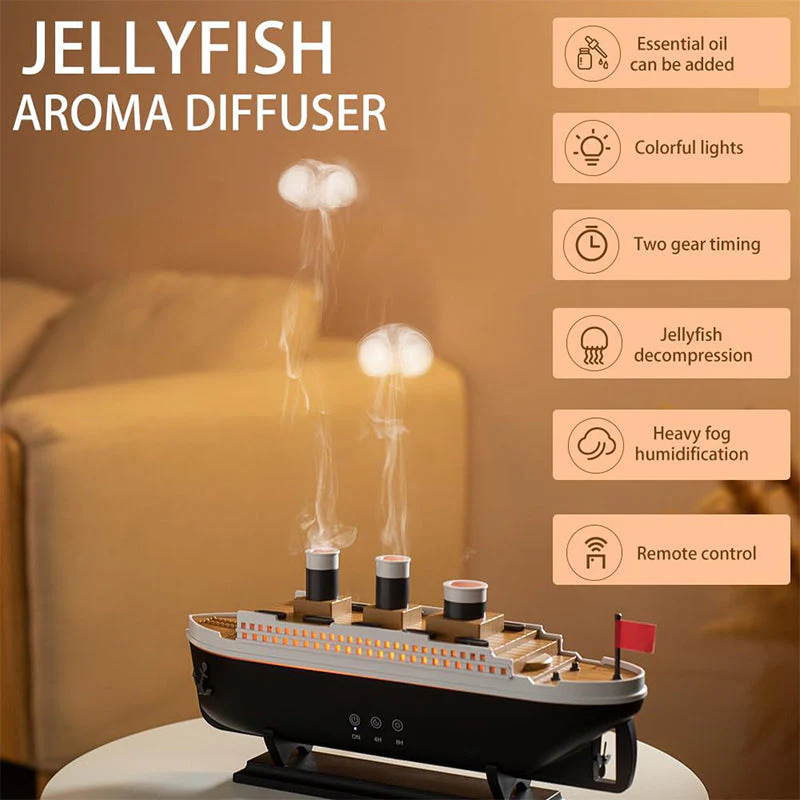 SakerplusĀ® Jellyfish Steam Boat Aroma Diffuser - Image 3