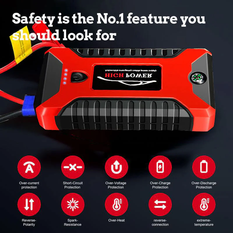 Sakerplus® Jump Starter 300A Peak Jump Starter Battery Pack - Image 2
