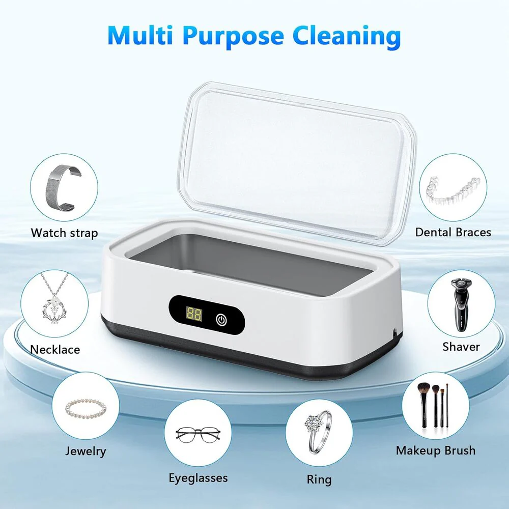 Sakerplus® Large Capacity Ultrasonic Jewelry Cleaner - Image 3