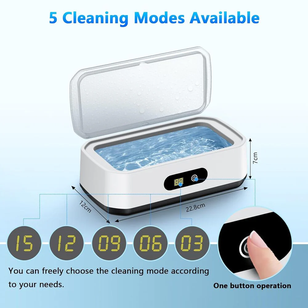 Sakerplus® Large Capacity Ultrasonic Jewelry Cleaner - Image 4