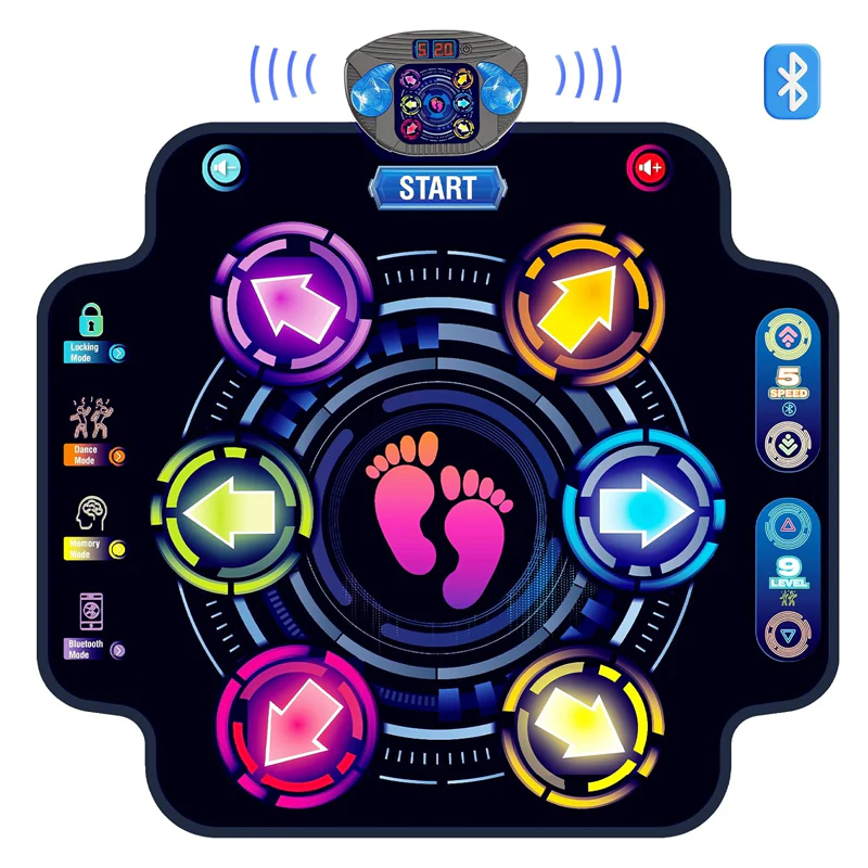 Sakerplus® LED Bluetooth Kids Dance Mat - Image 26