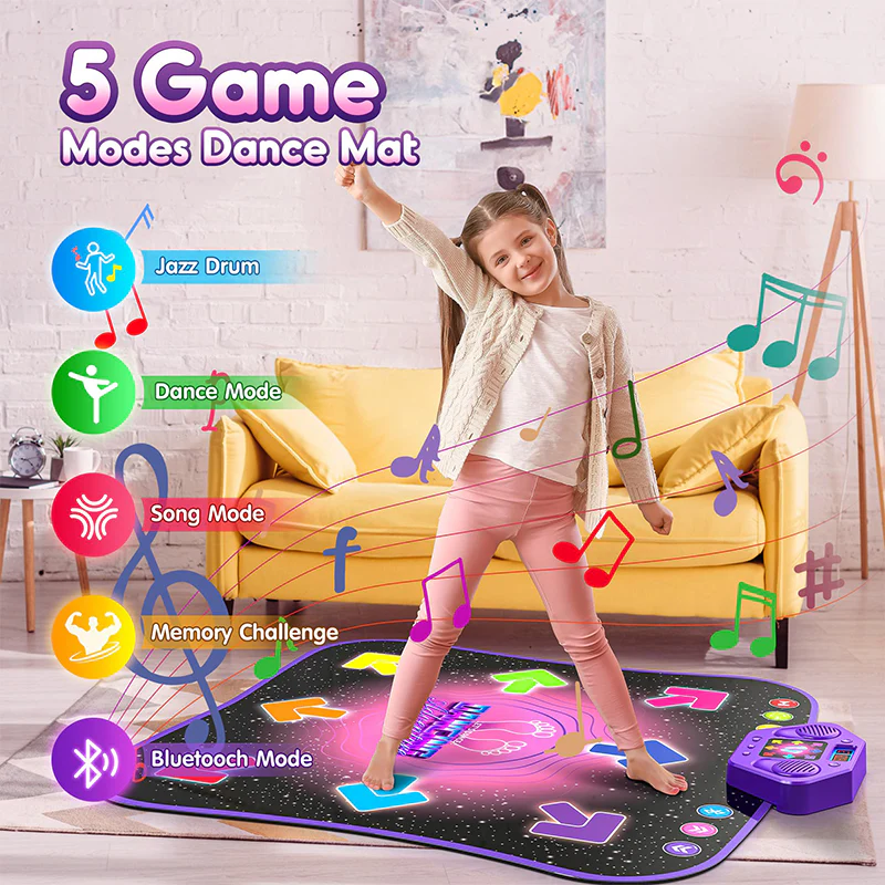 Sakerplus® LED Bluetooth Kids Dance Mat - Image 8