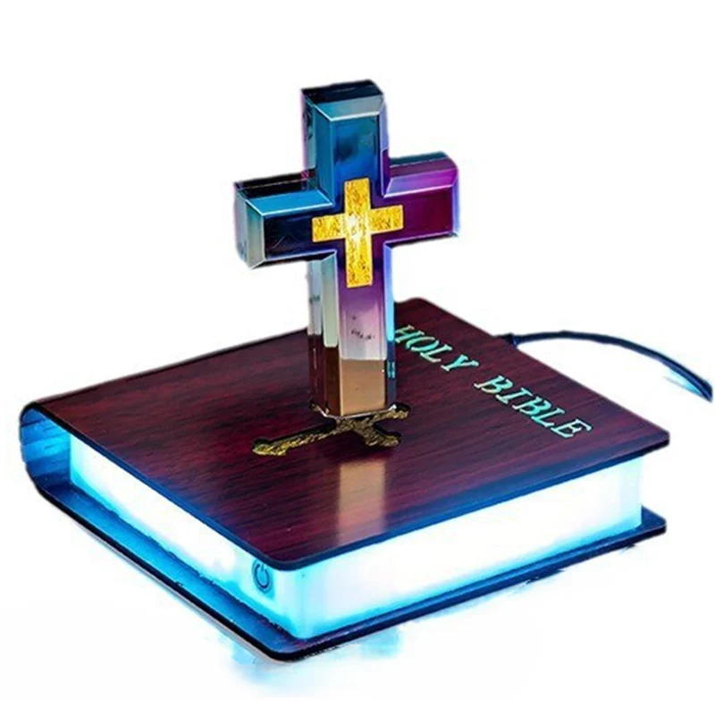 SakerplusĀ® Levitating Magnetic Floating Cross Lamp - Image 3