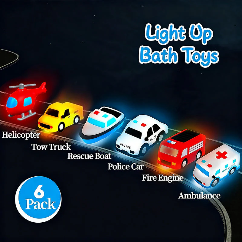 Sakerplus® Light Up Bath Toys for kids - Image 4