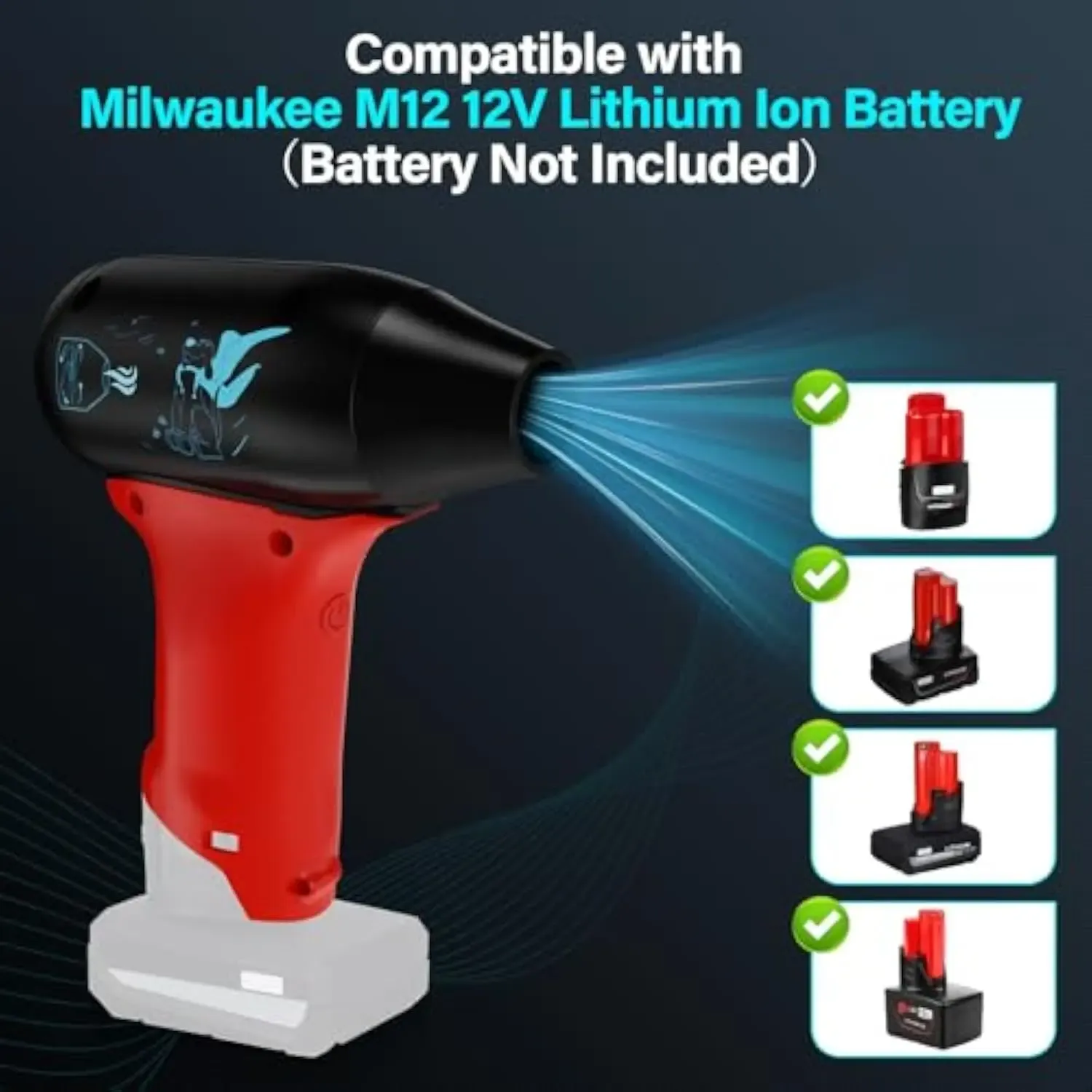 SakerplusĀ® Lithium Battery Powered Blower - Image 9