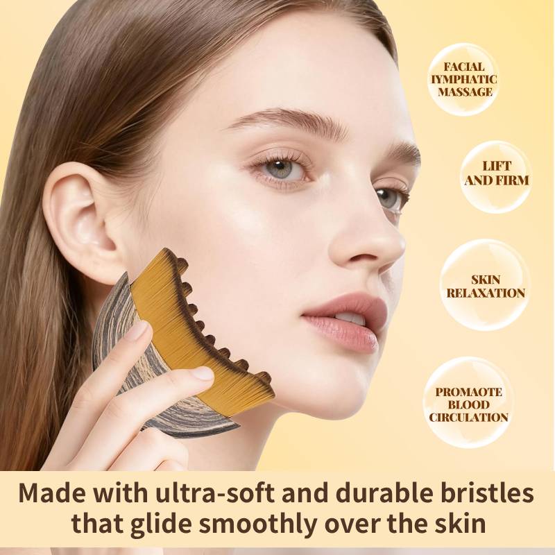 Sakerplus® Lymphatic Contour Facial Massage Brush - Image 10
