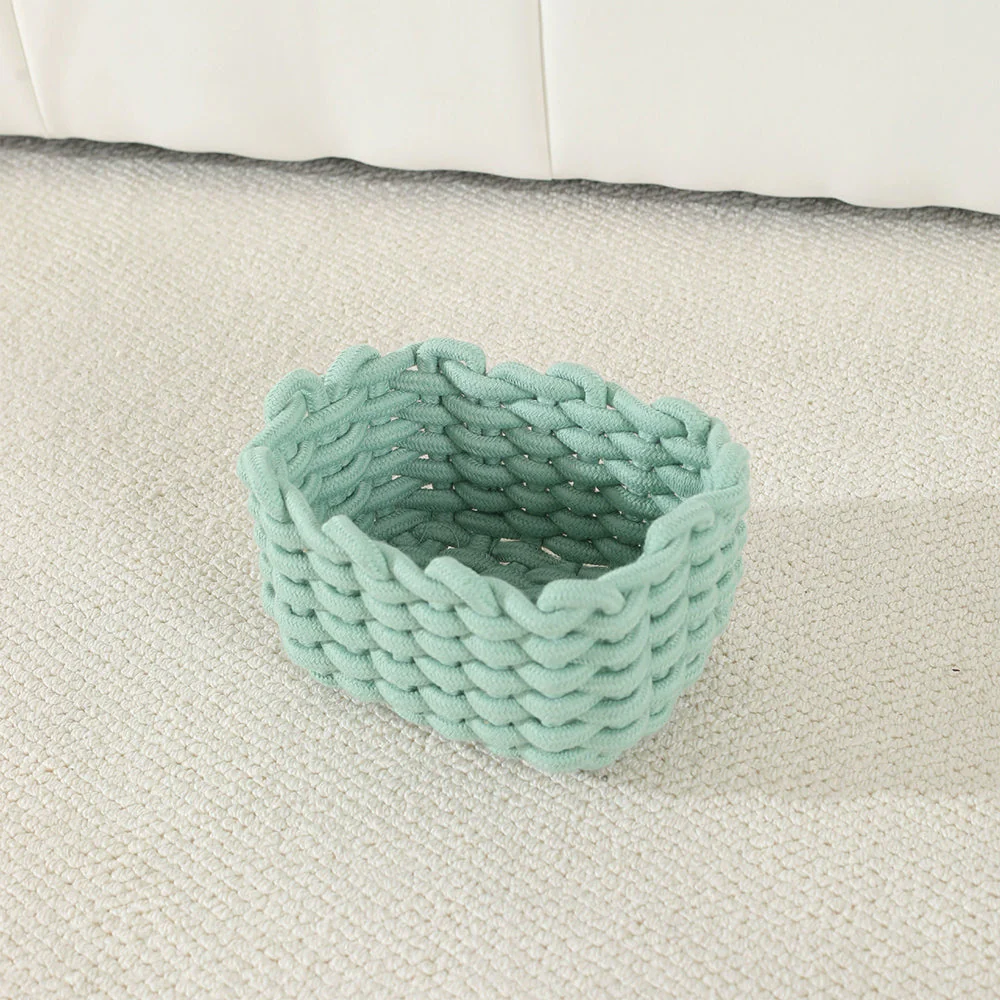 SakerplusĀ® Macrame Woven Storage Basket Set - Image 11