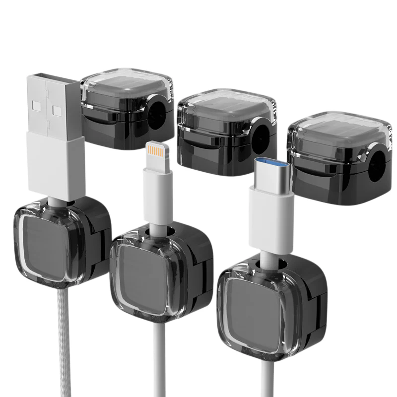Sakerplus® Magnetic Cable Clips Desk Organizer - Image 3