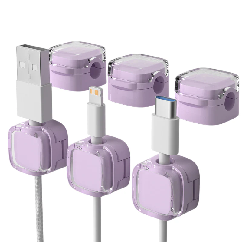 Sakerplus® Magnetic Cable Clips Desk Organizer - Image 4