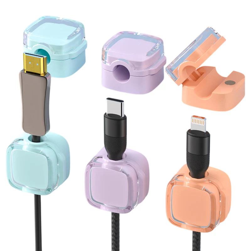 Sakerplus® Magnetic Cable Clips Desk Organizer - Image 7