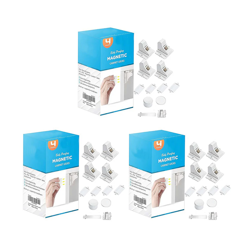 SakerplusĀ® Magnetic Child Safety Cabinet Locks Set - Image 3