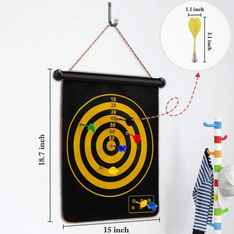 Sakerplus® Magnetic Dart Board Double-Sided Game - Image 7