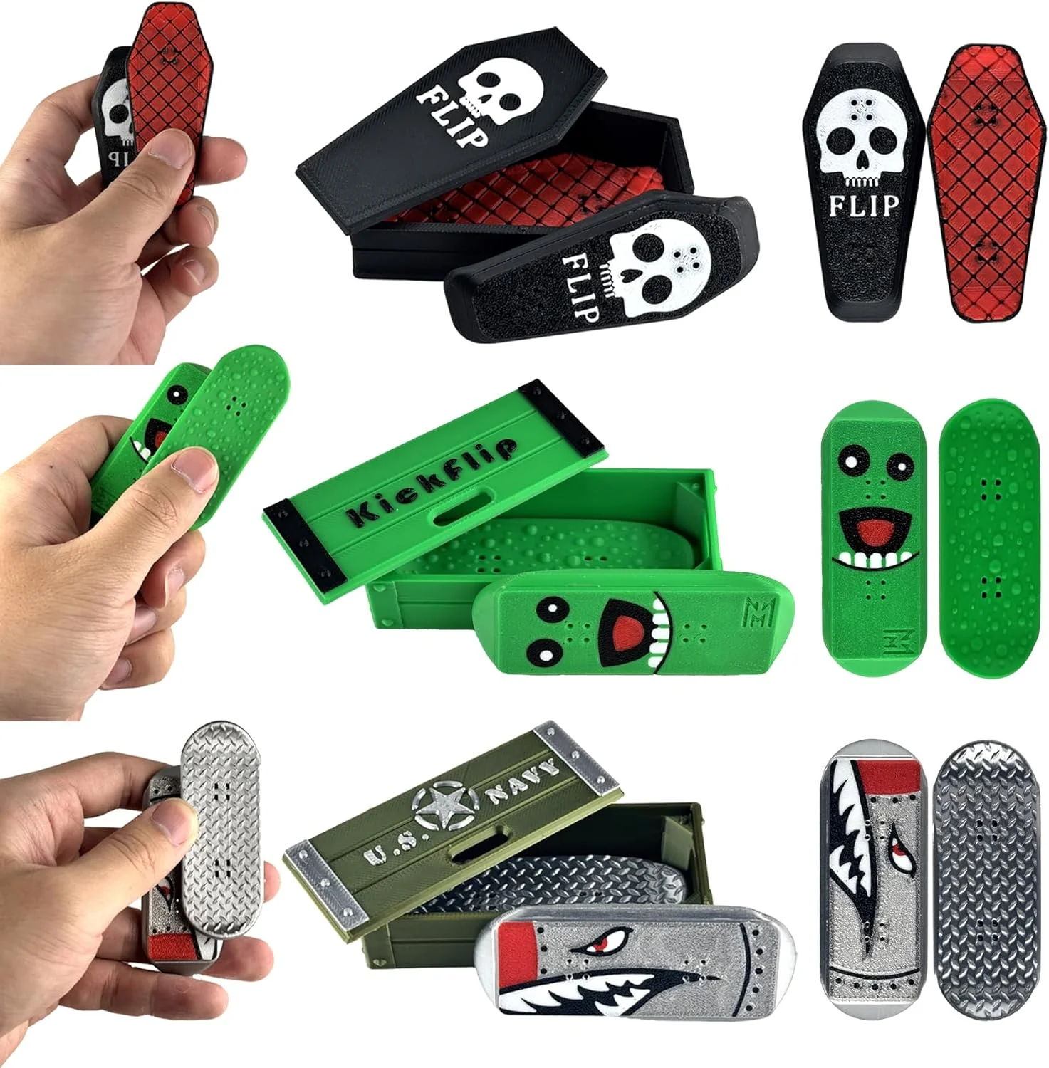 SakerplusĀ® Magnetic Fingerboard Fidget Slider Toy