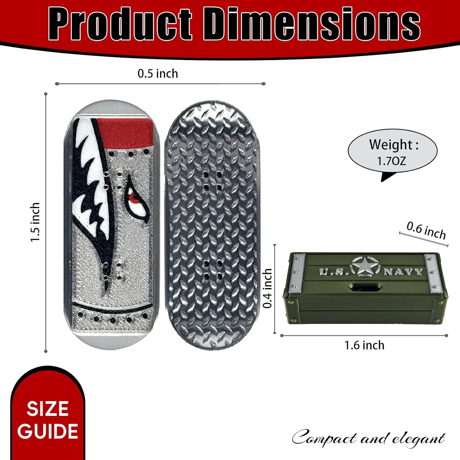 SakerplusĀ® Magnetic Fingerboard Fidget Slider Toy - Image 5
