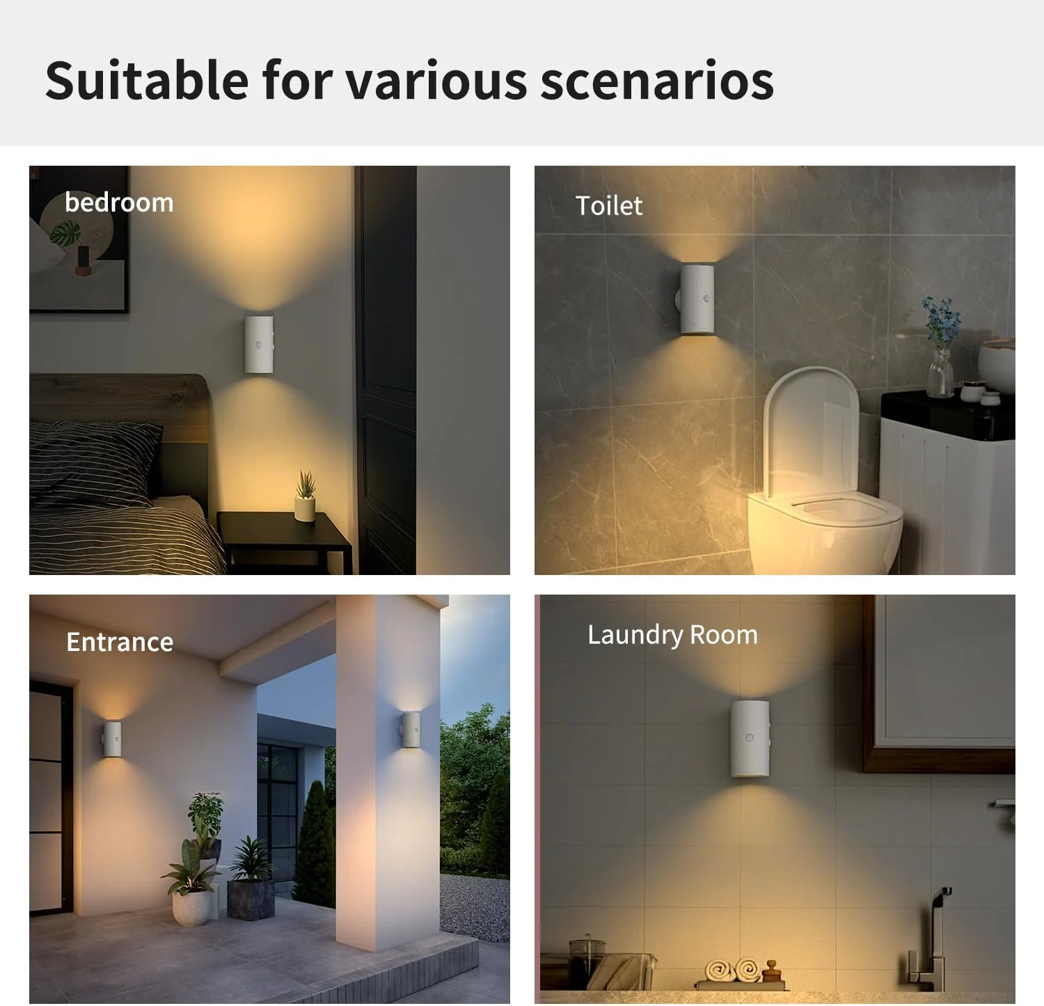 SakerplusĀ® Magnetic Rechargeable Color-Changing Sconce - Image 6