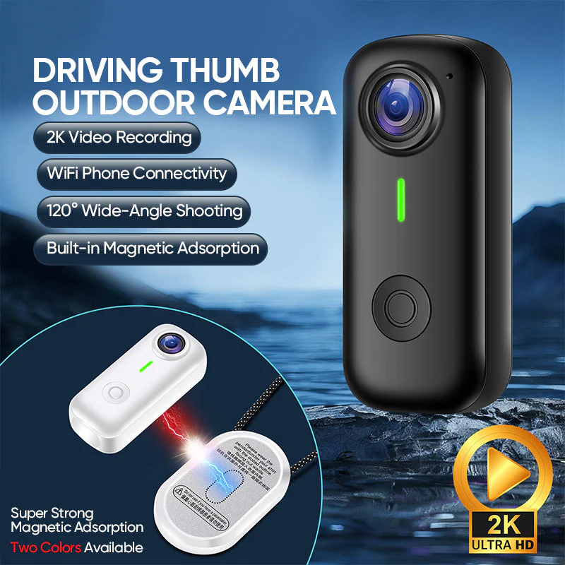 Sakerplus® Magnetic Waterproof Sport Action Camera - Image 2