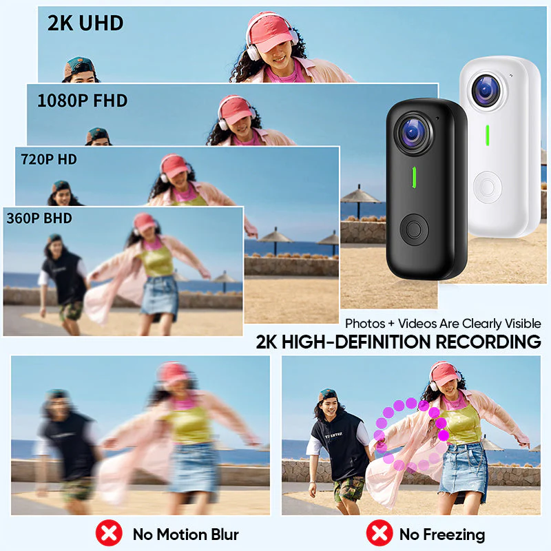 Sakerplus® Magnetic Waterproof Sport Action Camera - Image 8