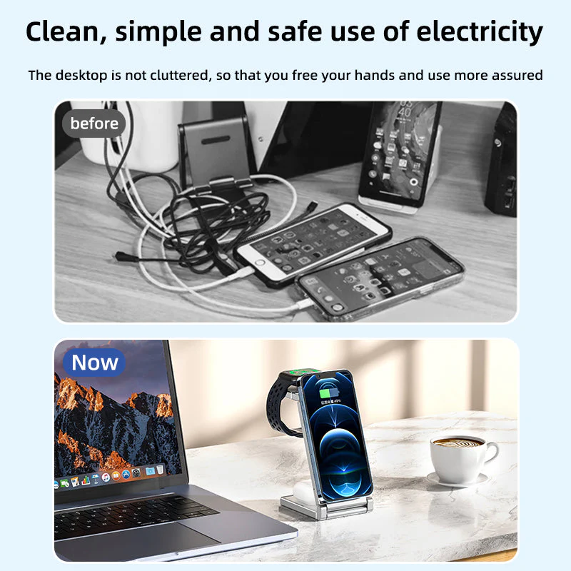 Sakerplus® Magnetic Wireless Charger Stand Magsafe - Image 5