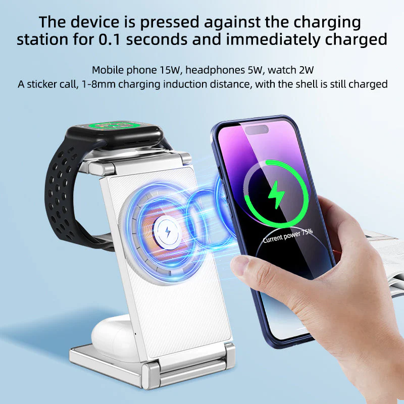Sakerplus® Magnetic Wireless Charger Stand Magsafe - Image 6
