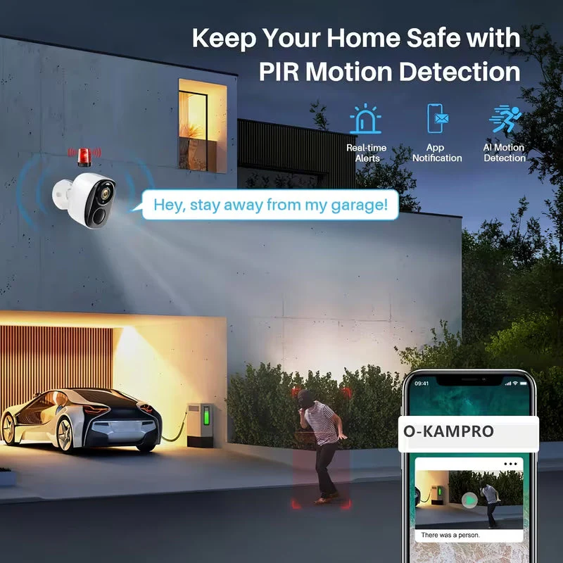 Sakerplus® Magnetic Wireless Security Camera System - Image 5