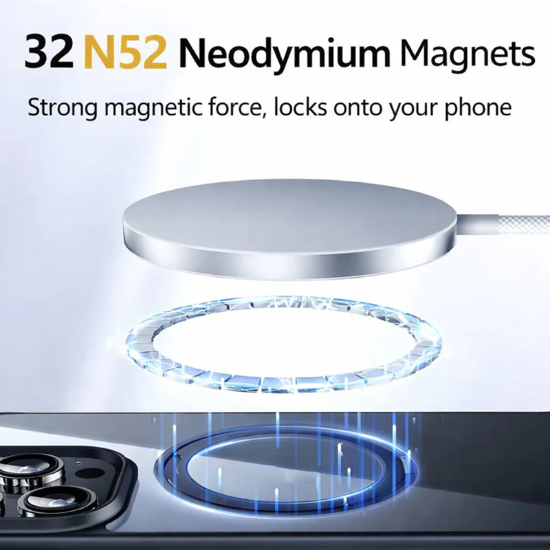 Sakerplus® MagSafe 25W Fast Wireless Charger - Image 5