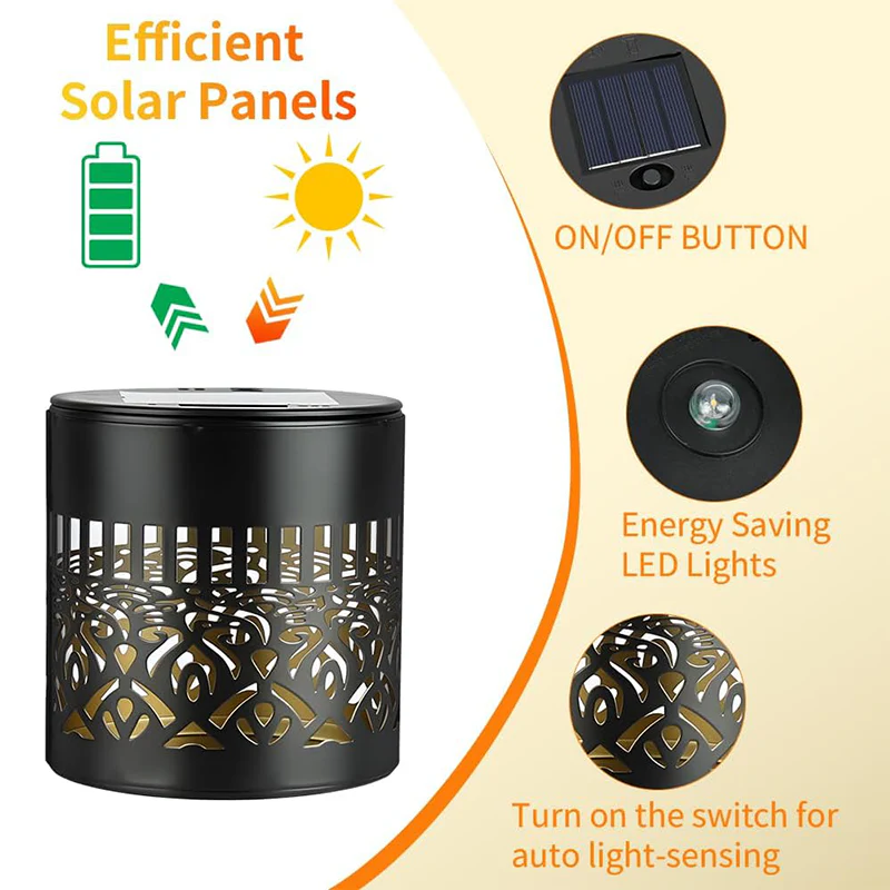 SakerplusĀ® Mandala Solar Outdoor Wall Lights - Image 8