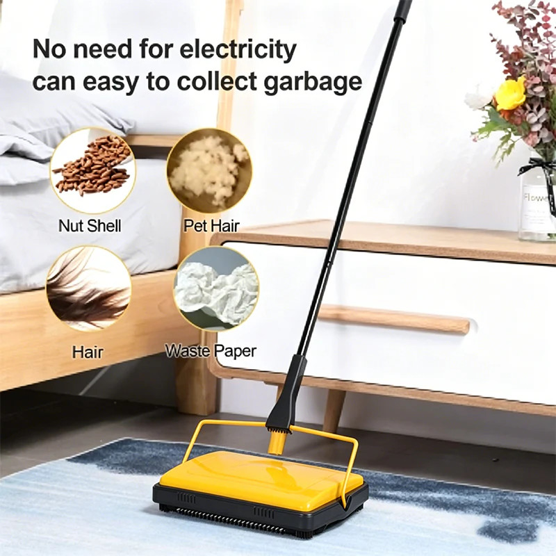 SakerplusĀ® Manual Carpet Sweeper For Home - Image 2