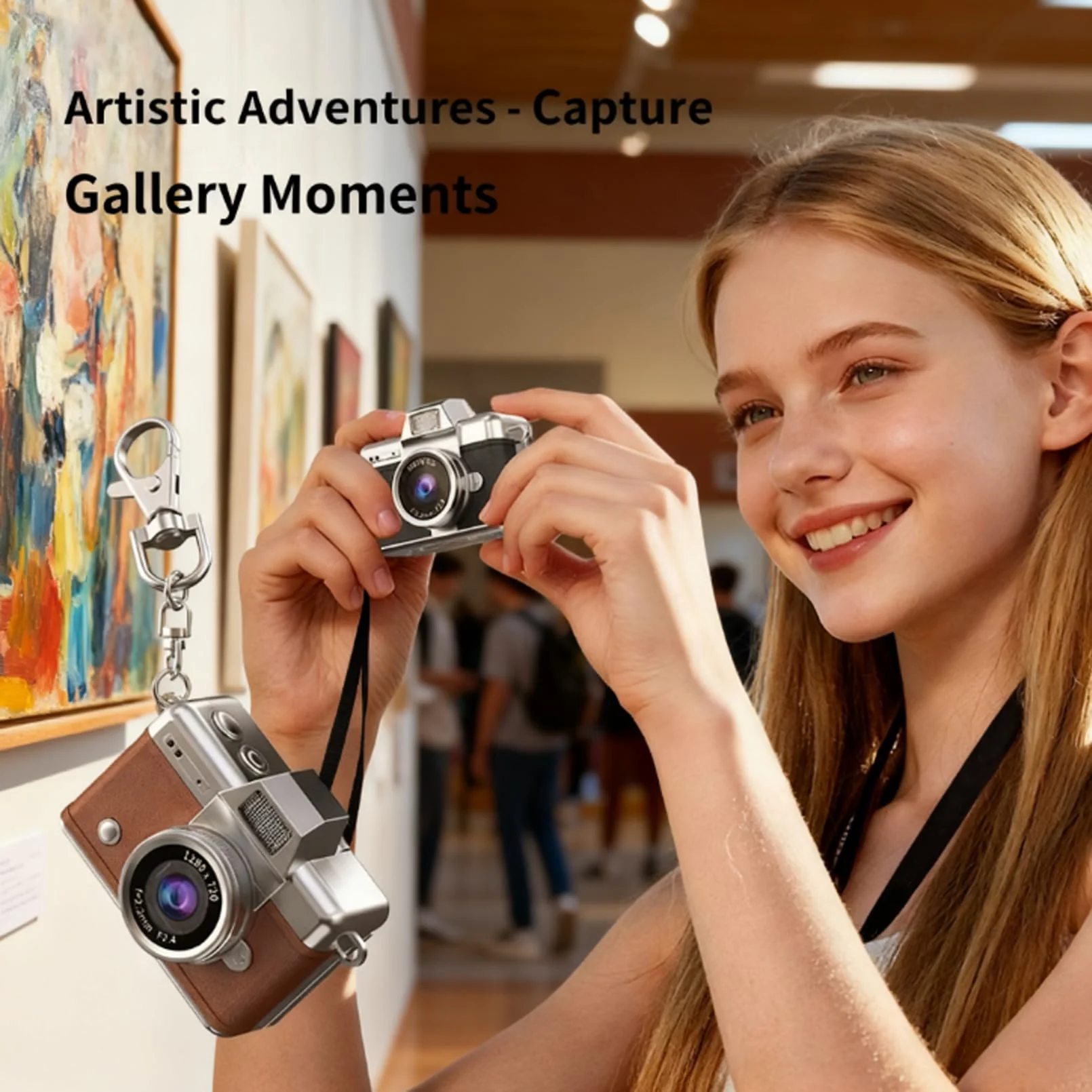Sakerplus® Mini Flip Screen Retro Camera - Image 2