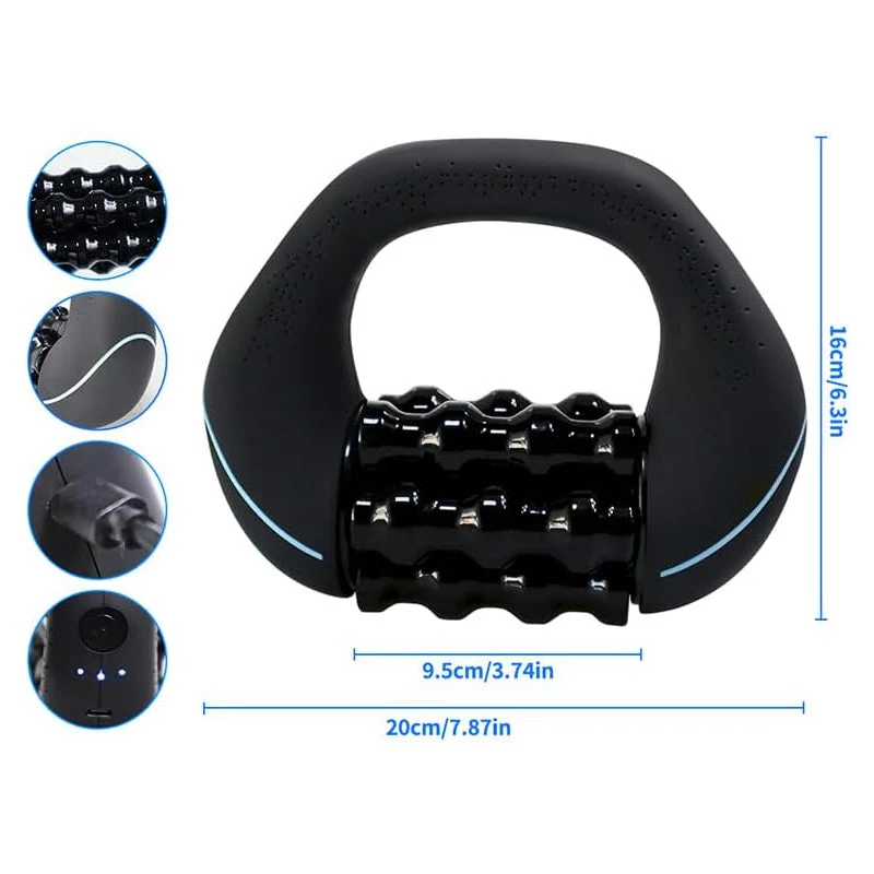 Sakerplus® Mini Rolling Percussive Body Massager - Image 3