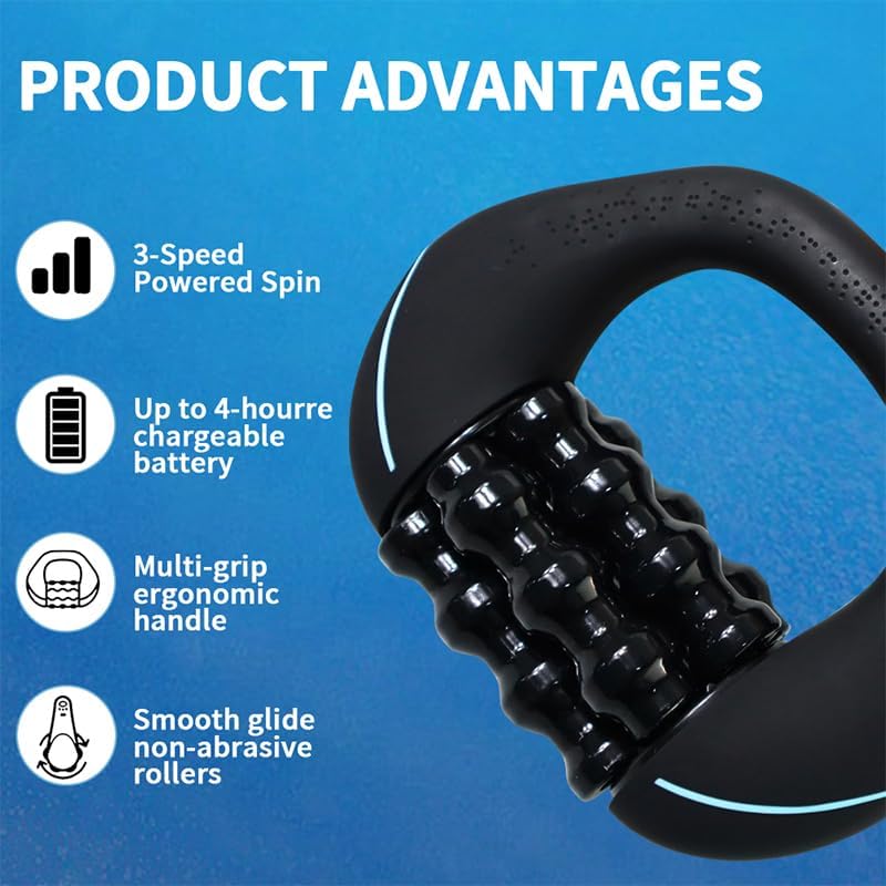 Sakerplus® Mini Rolling Percussive Body Massager - Image 6