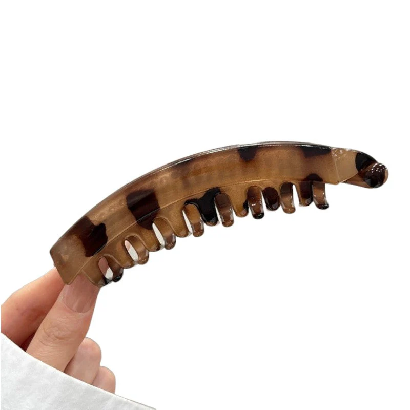 SakerplusĀ® Minimalist Banana Hair Clips Set