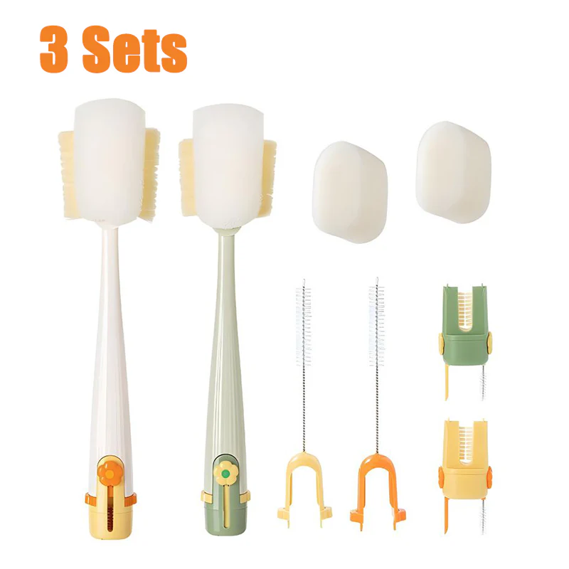 Sakerplus® Multifunctional Bottle Cleaning Brush Set - Image 12