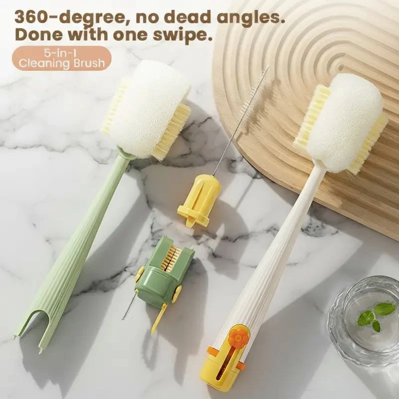 Sakerplus® Multifunctional Bottle Cleaning Brush Set - Image 4