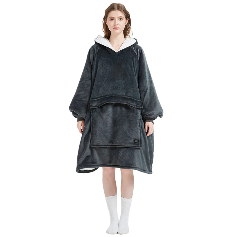 Sakerplus® Oversized Wearable Heated Blanket Hoodie - Image 13