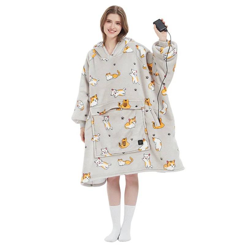 Sakerplus® Oversized Wearable Heated Blanket Hoodie - Image 15