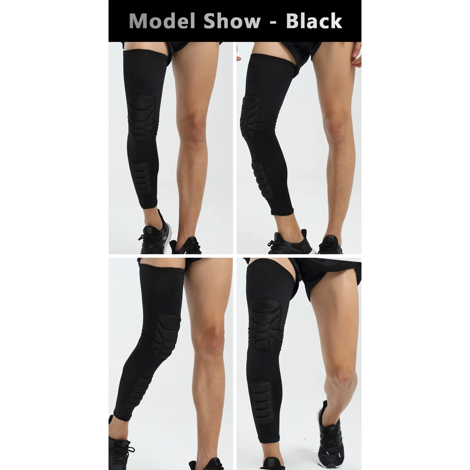 Sakerplus® Padded Knee Elbow Compression Sleeves - Image 3