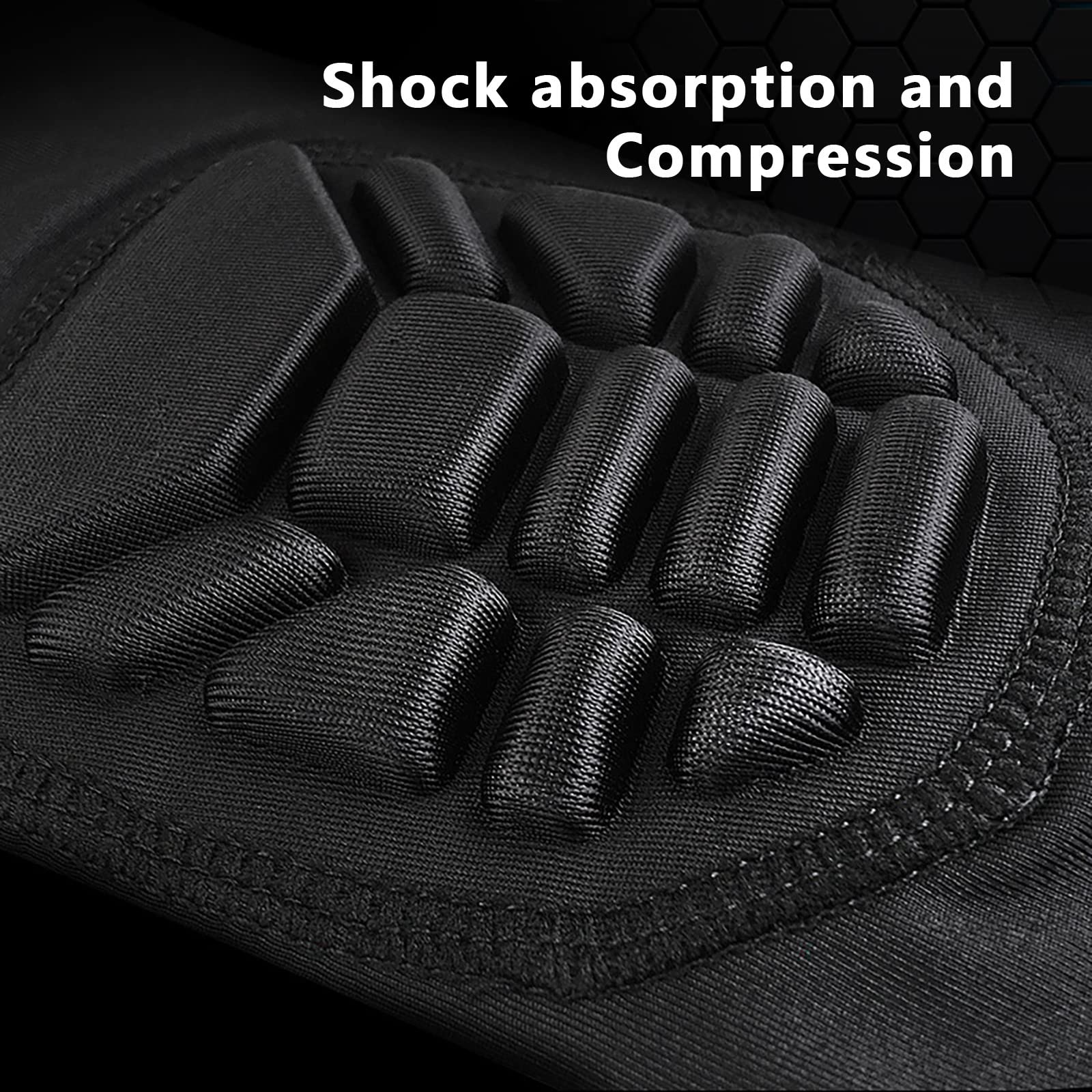 Sakerplus® Padded Knee Elbow Compression Sleeves - Image 4