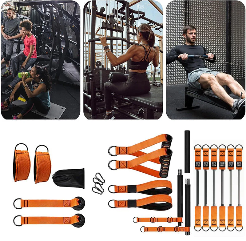Sakerplus® Pilates Bar Kit With Resistance Bands - Image 5