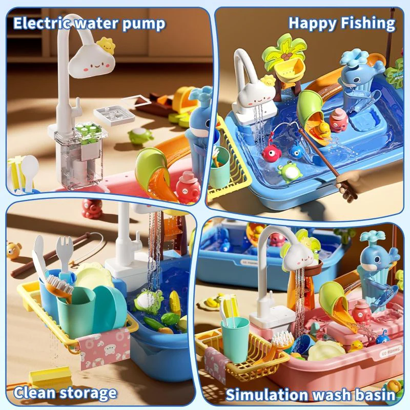 Sakerplus® Play Sink With Running Water - Image 8