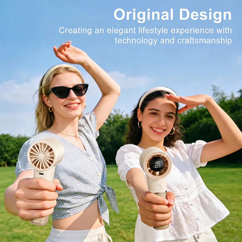 SakerplusĀ® Portable Handheld Rechargeable Personal Cooling Fan - Image 9