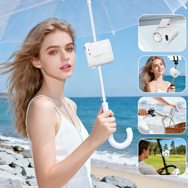 Sakerplus® Portable Ice Cooling Waist Fan - Image 11